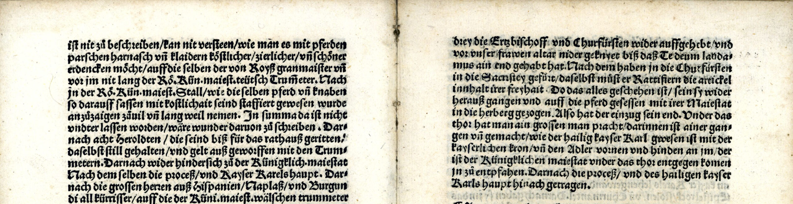 Römischer Königlicher Majestät Krönung S. 2-3, 1521